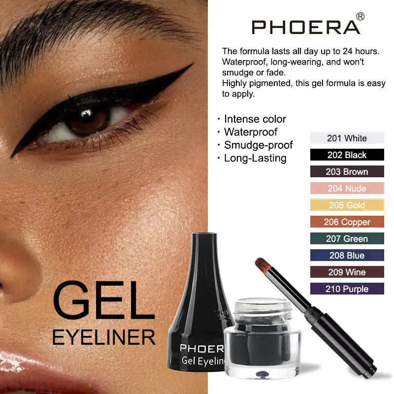 PHOERA Vibrant Ten Eyeliner Set