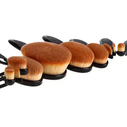 Expert Beauty 10-Piece Oval Brush Set