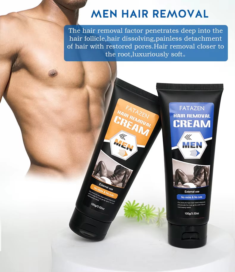 Natural Hair Care Gentle Hair Removal Products For Men Quick Effective Hair Removal Cream