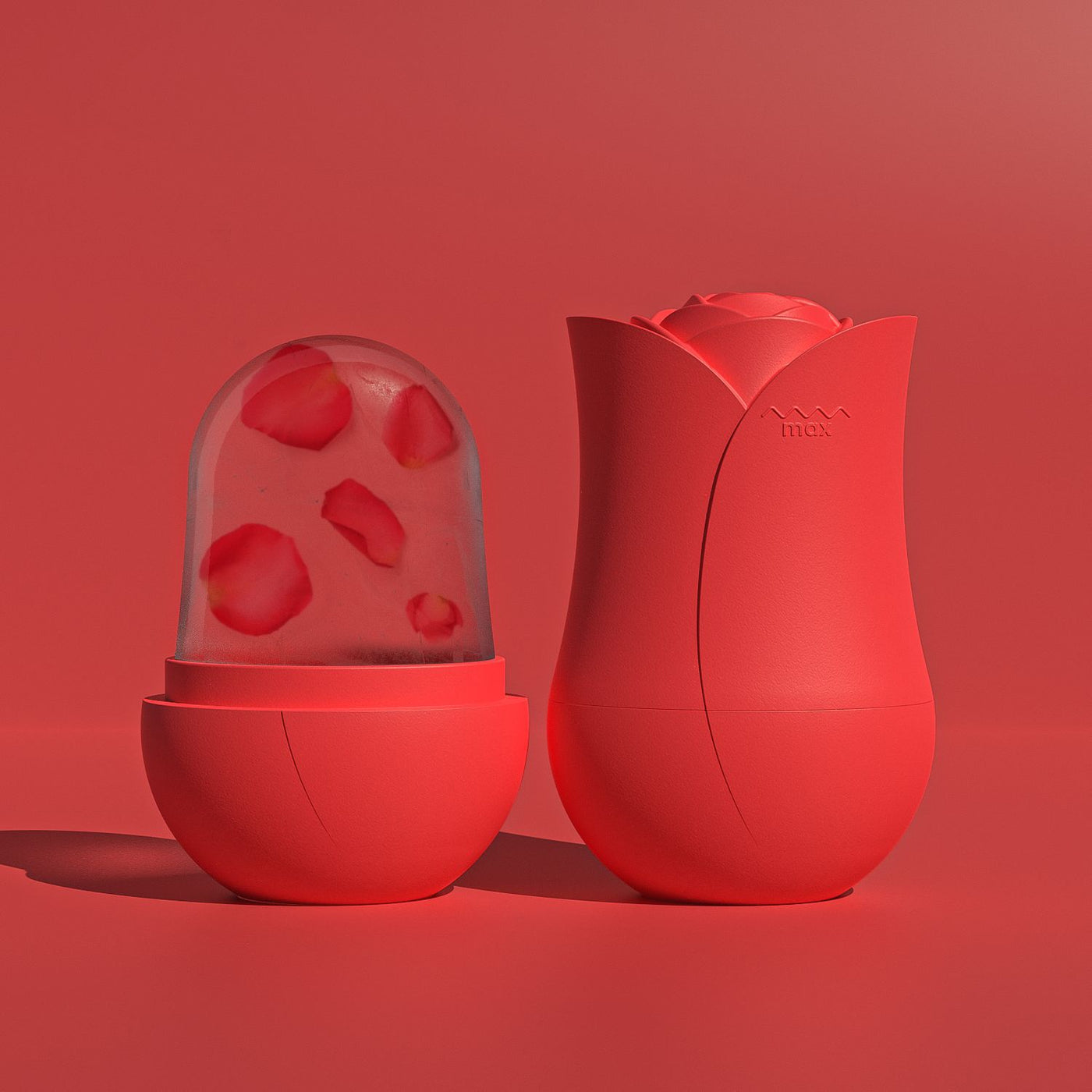 Cooling Roller Apply Face Plastic Ice Cube Tray