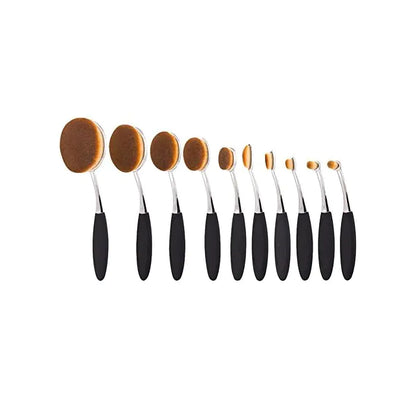 Expert Beauty 10-Piece Oval Brush Set