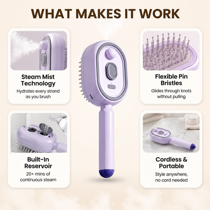 NattiMist™ Electric Spray Hair Brush
